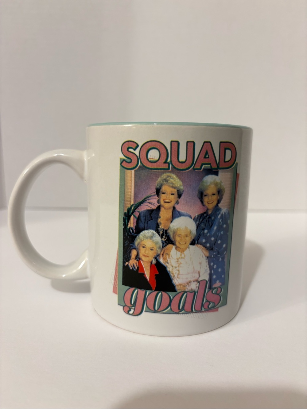 Vintage TV Golden Girls Squad Goals White Ceramic Mug